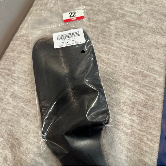 22” Natural Black 2x6 HD Lace Closure 100% Human Hair SKINLIKE 0.095mm #RD5 - Picture 8 of 11